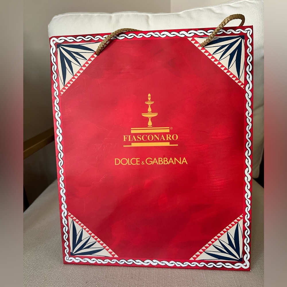 Dolce & Gabbana Red Gift Shopping Bag